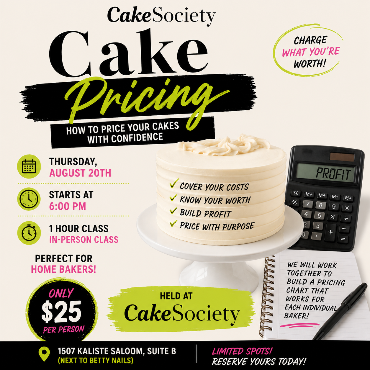 Cake Pricing - 