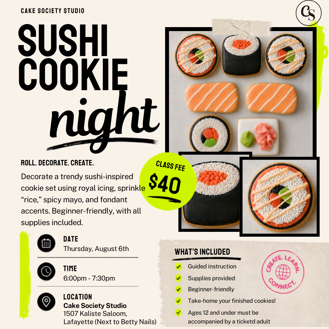Sushi Cookie Night