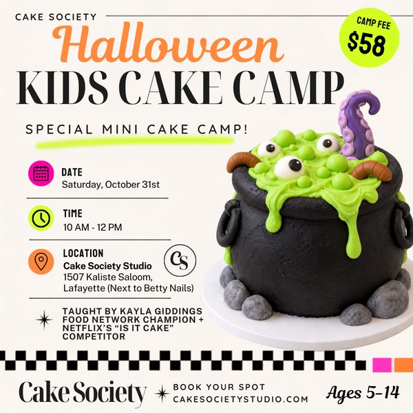 Halloween Kids Cake Camp
