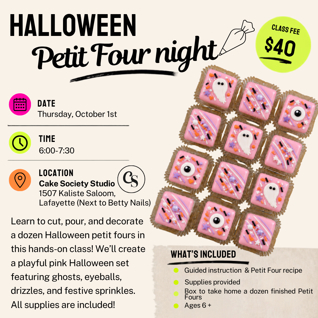 Halloween Petit Four Night